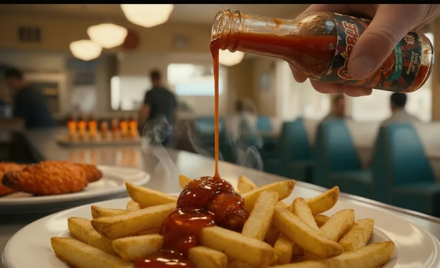 Gribble poured over fries